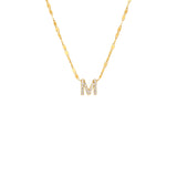 PAVE INITIAL NECKLACE