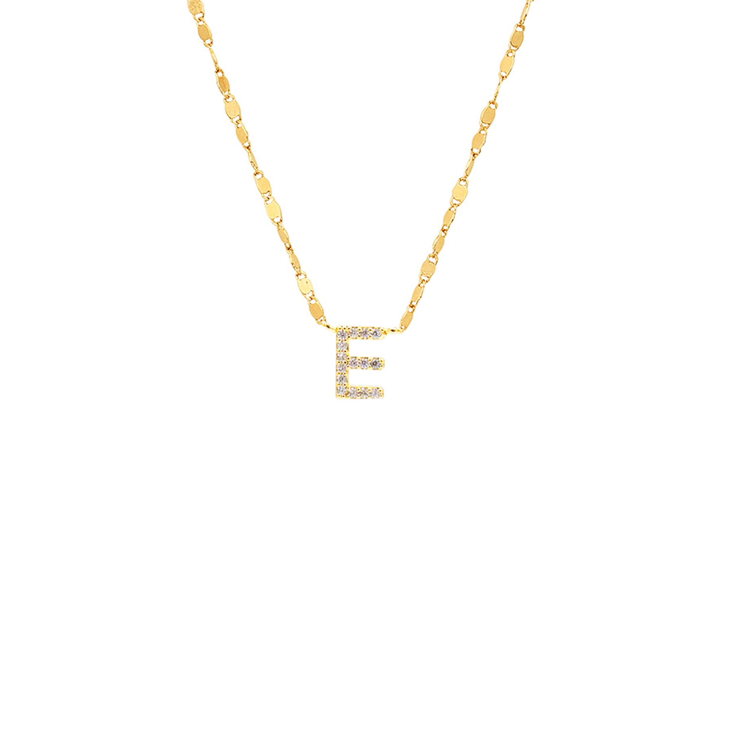 PAVE INITIAL NECKLACE