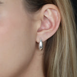 SILVER DROP EARRING