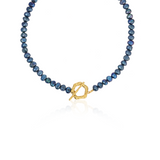 ARUBA PEARL NECKLACE - NIGHT BLUE