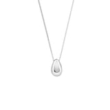 TEARDROP DOME PENDANT - SILVER