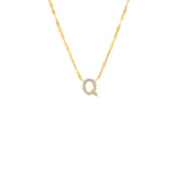 PAVE INITIAL NECKLACE