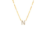 PAVE INITIAL NECKLACE