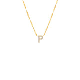 PAVE INITIAL NECKLACE