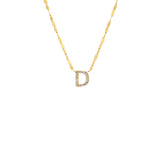 PAVE INITIAL NECKLACE