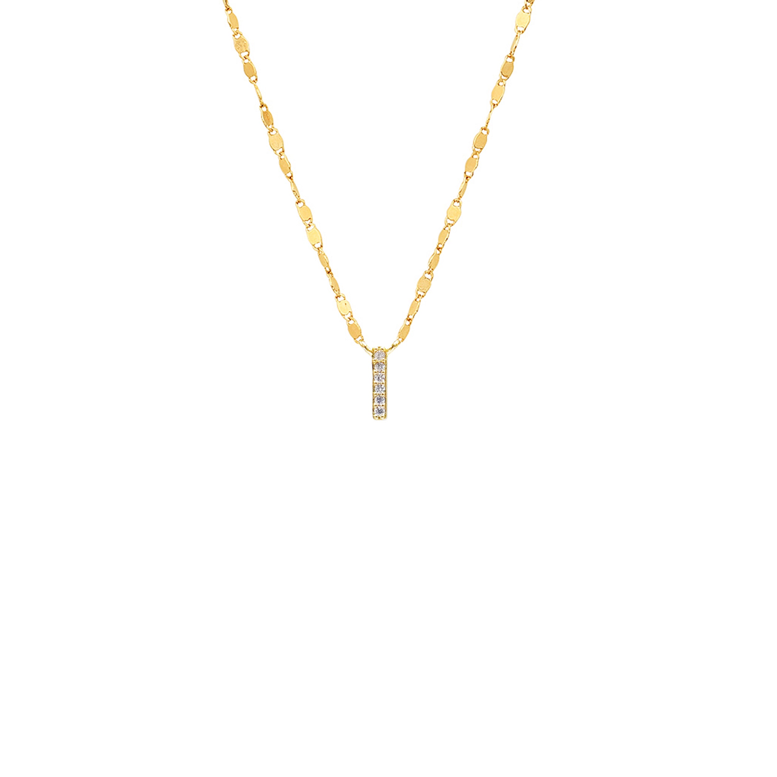 PAVE INITIAL NECKLACE