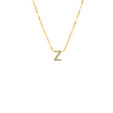 PAVE INITIAL NECKLACE