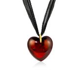 BOLD CRYSTAL HEART - RED