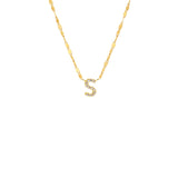 PAVE INITIAL NECKLACE