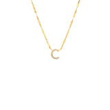 PAVE INITIAL NECKLACE