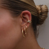 AMINA PAVE CUFF EARRING - CLEAR